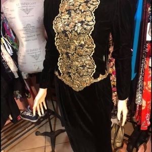 Vintage Black Velvet